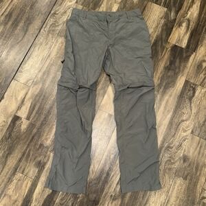 Columbia Women's Gray Omni-Shade Convertible Hiking Pants Size 12